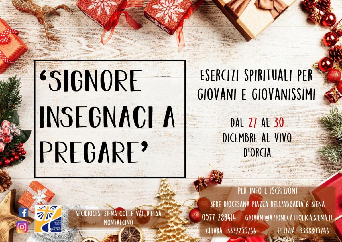 Esercizi spirituali per GIovani e Giovannissimi Azione Cattolica